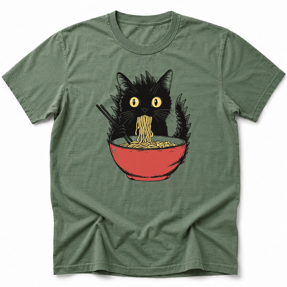 Kyattojiras Fav Ramen T-Shirt Moss / S 62127915296122539922 T-Shirt