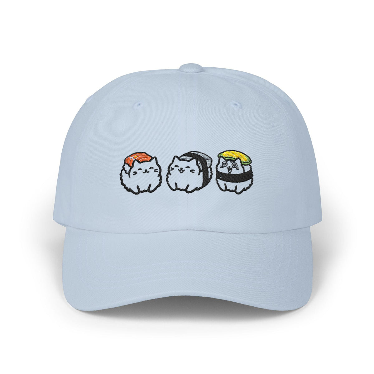 Seaweed Chokku Embroidered Classic Cap — Stone & Blue