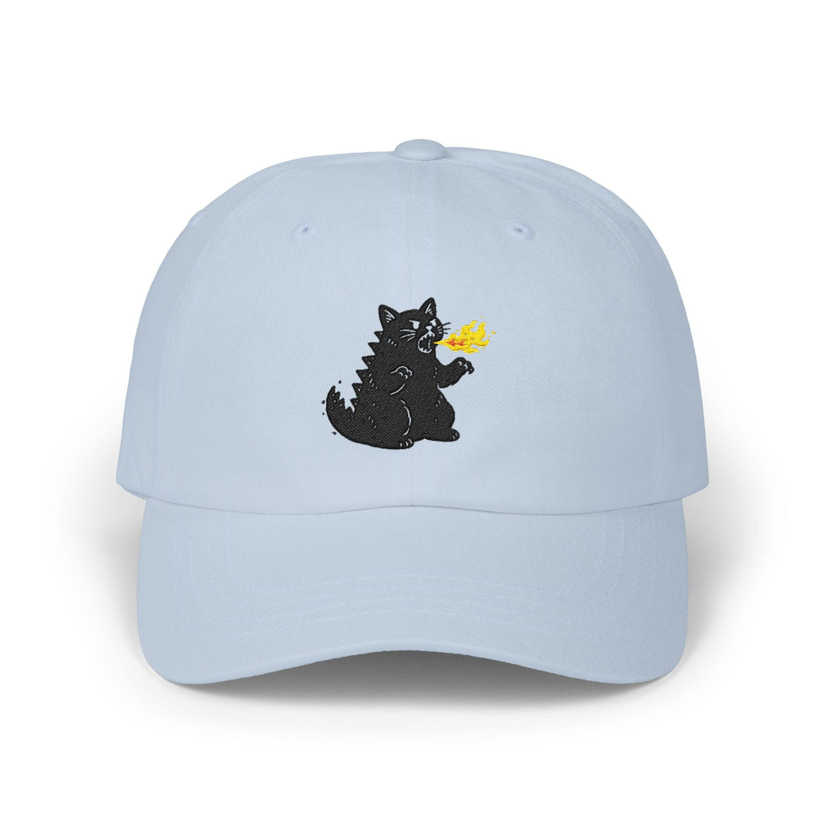 Tiny Kaiju Energy Embroidered Classic Cap — Stone & Blue