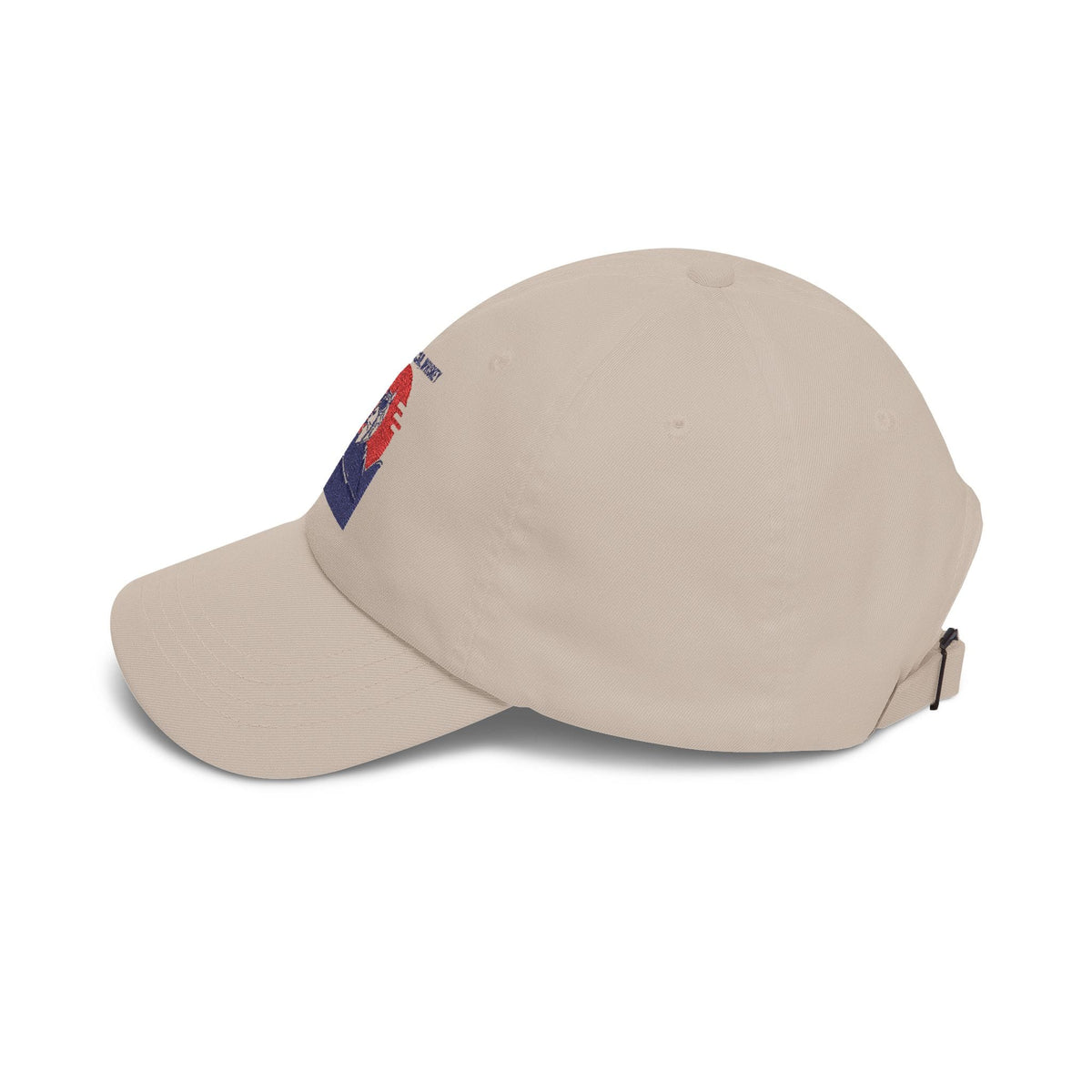 M.E.O.W. Embroidered Classic Cap — Stone & Blue