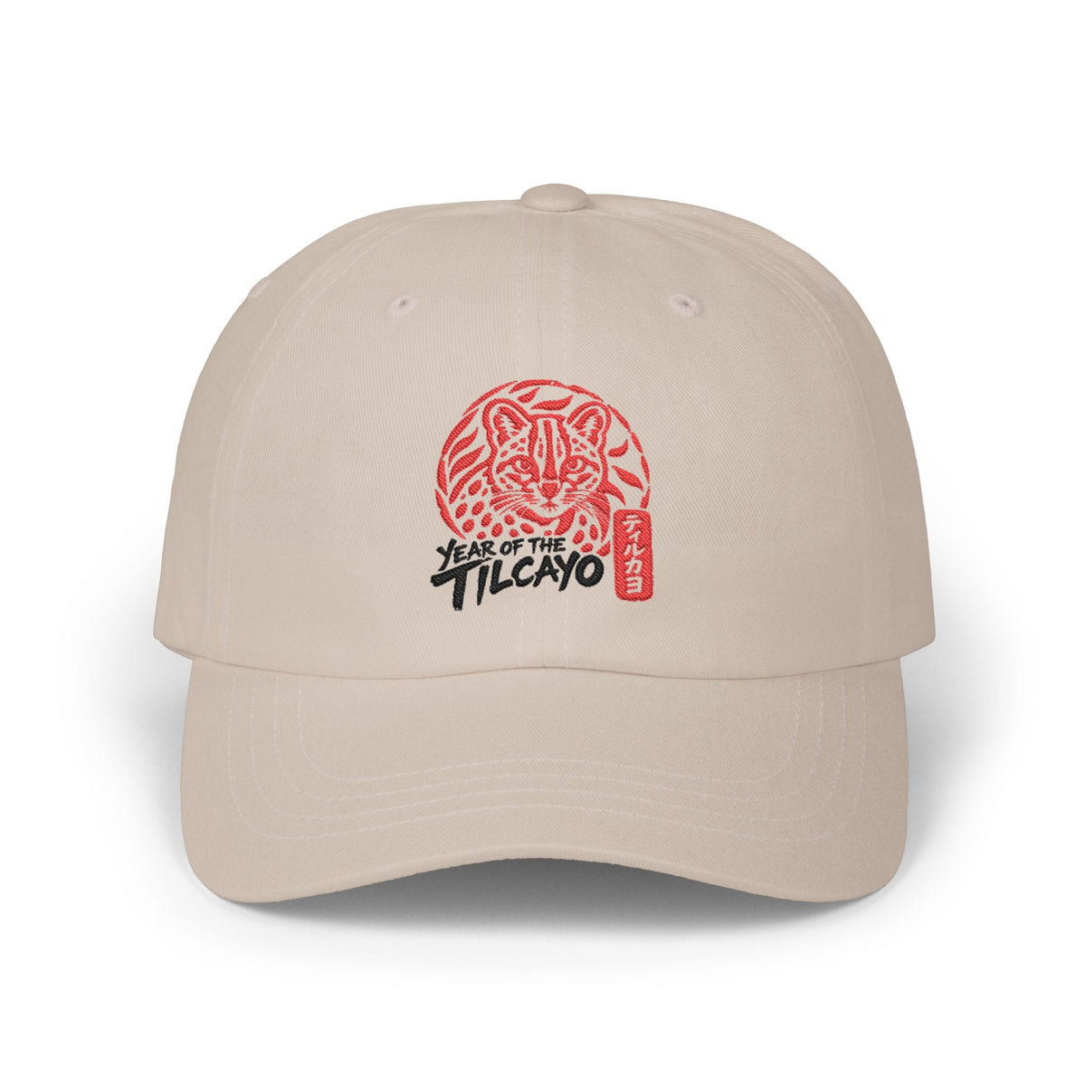 Year of the Tilcayo Embroidered Classic Cap — Stone & Blue