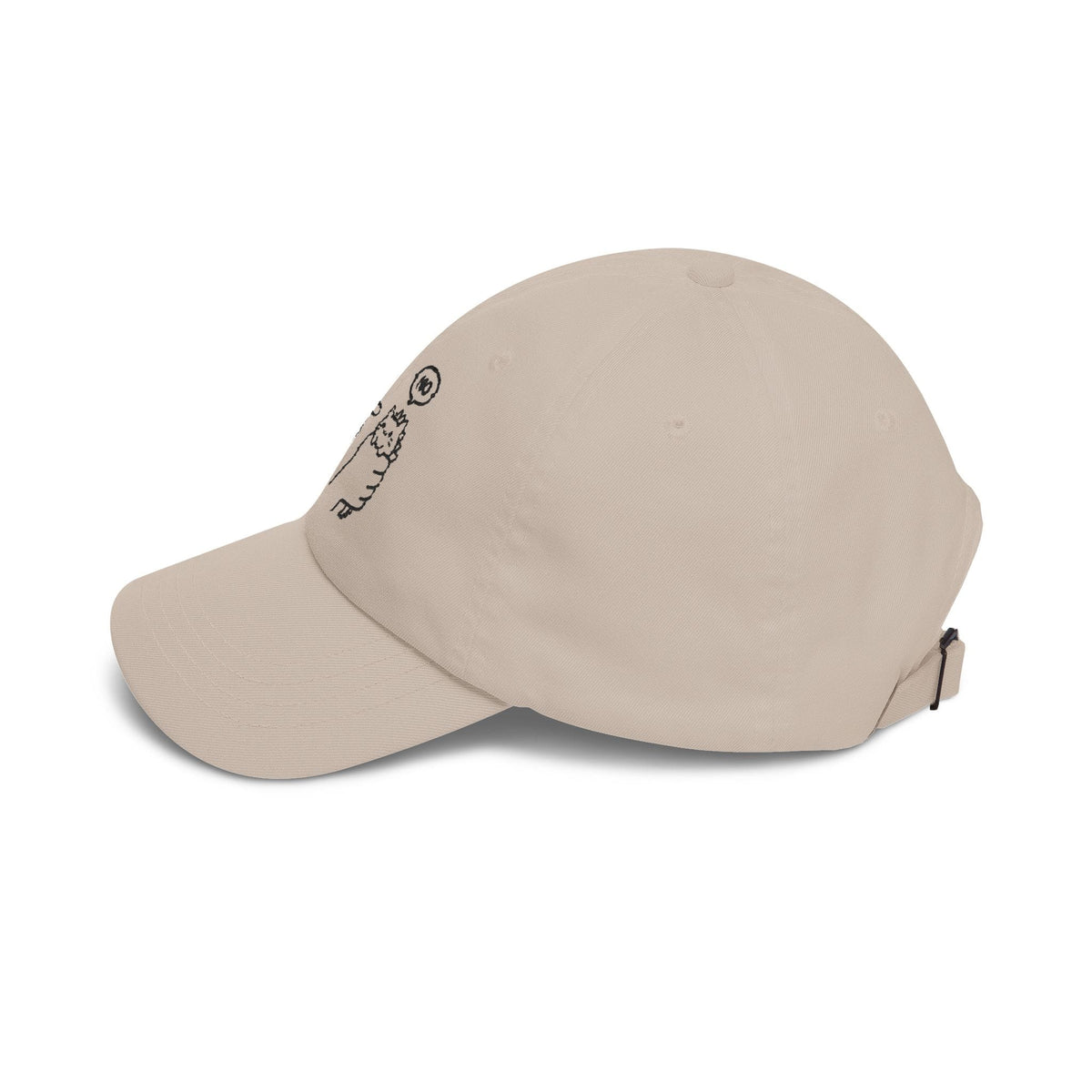 Untameable Embroidered Classic Cap — Stone & Blue