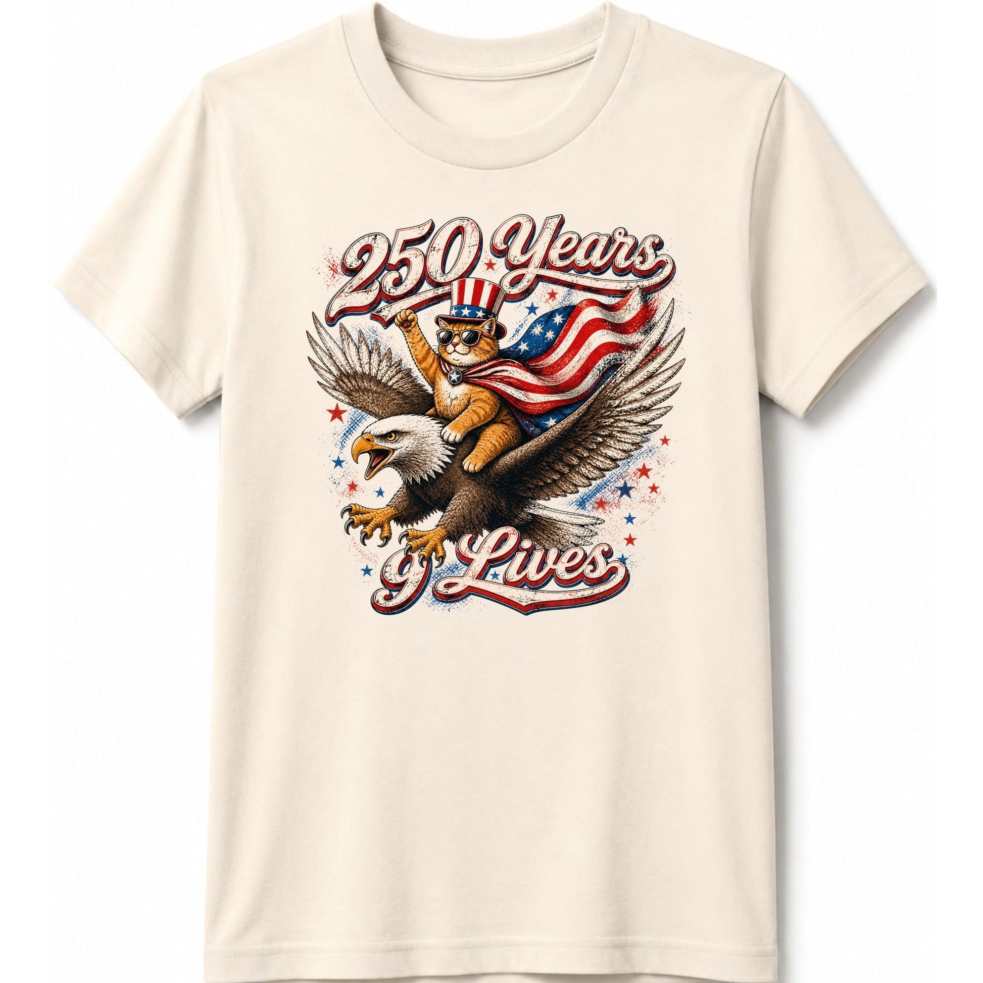 250 years 9 lives Kids Tee S / Natural 22561713097624528971 Kids clothes