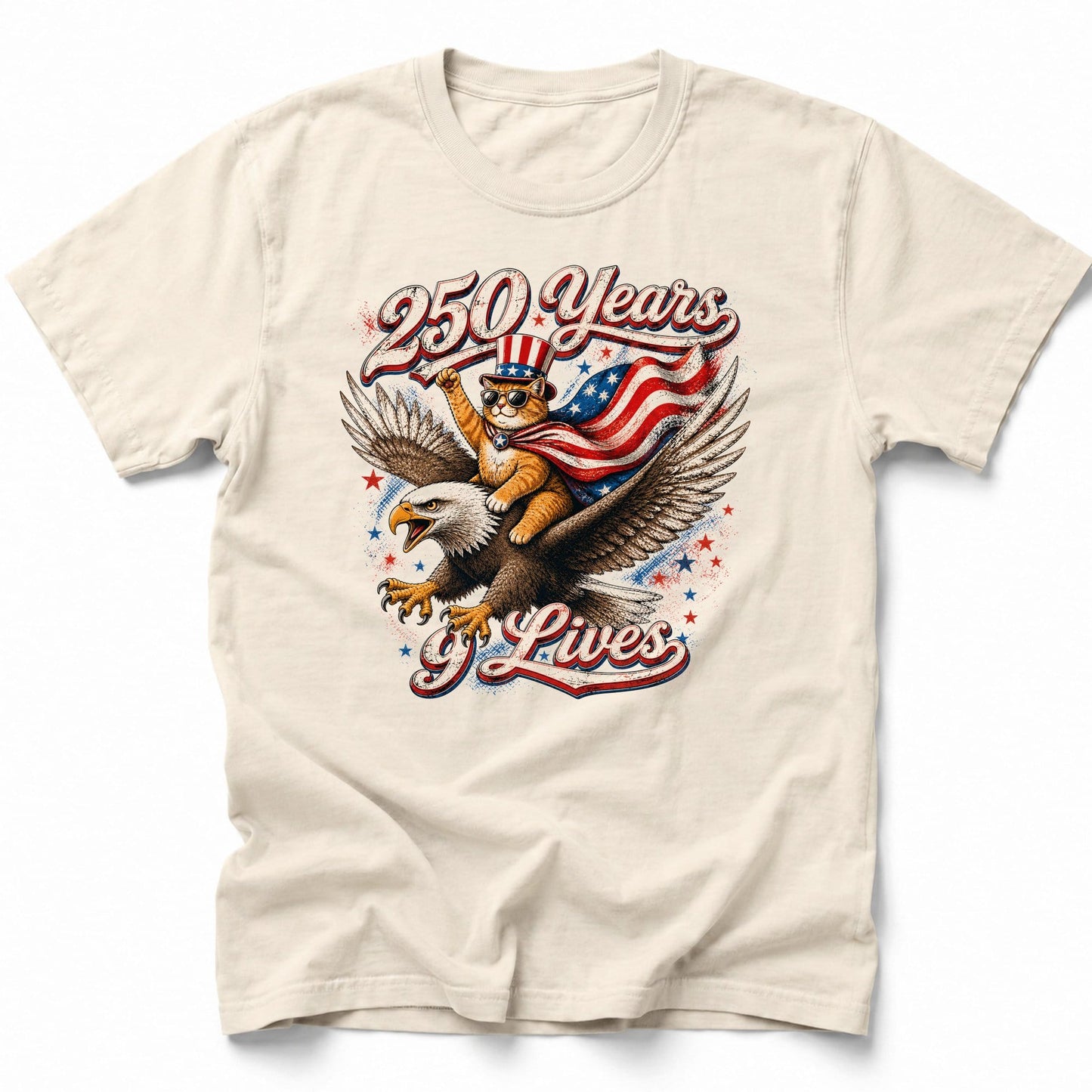 250 years 9 lives T-Shirt Ivory / S 29003785843192651434 T-Shirt