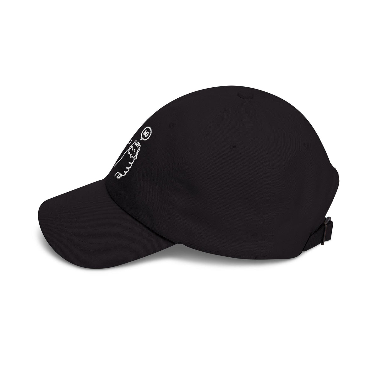 Untameable Embroidered Classic Cap — Black & Navy