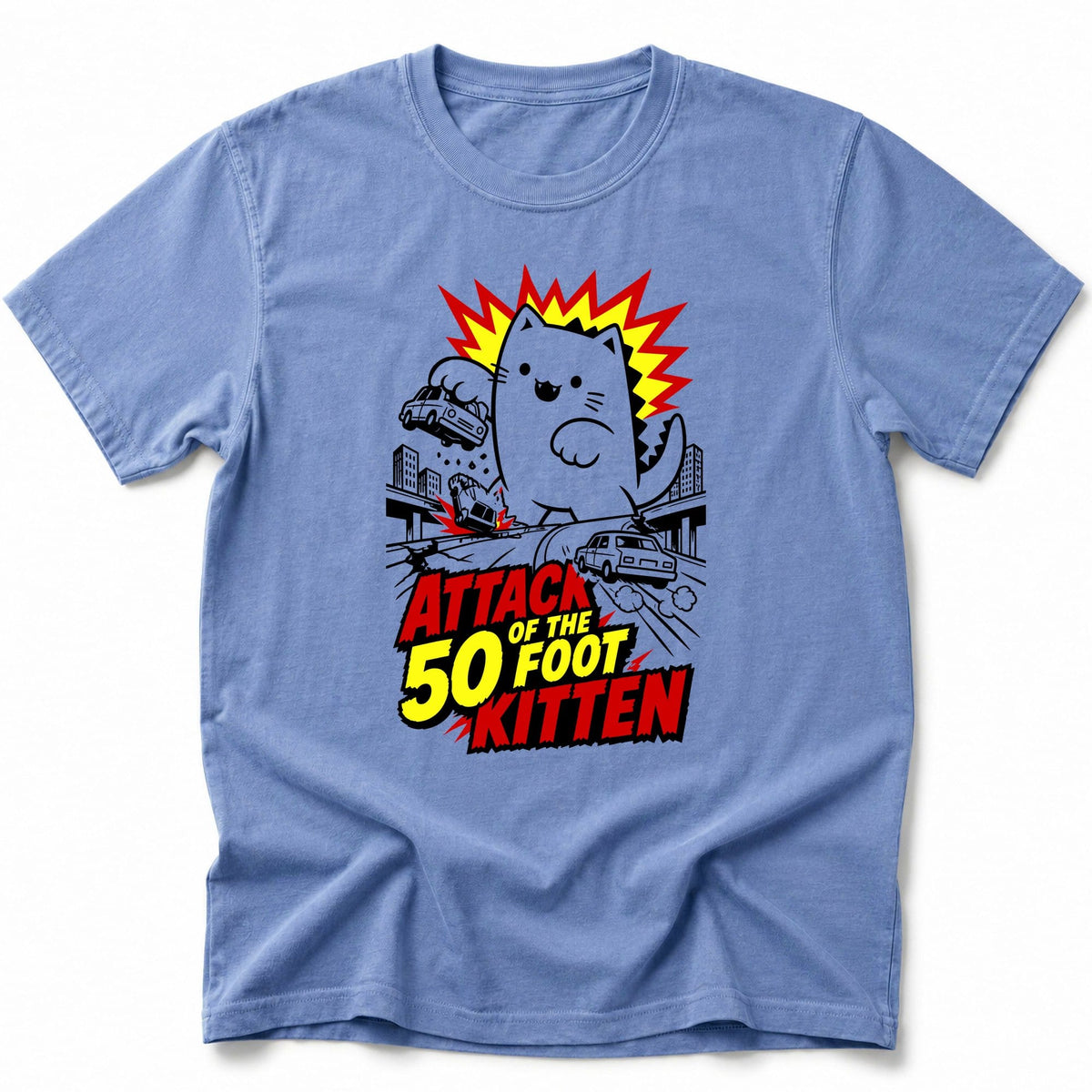 50FT Kitten T-Shirt Blue Jean / S 12113714900491294648 T-Shirt