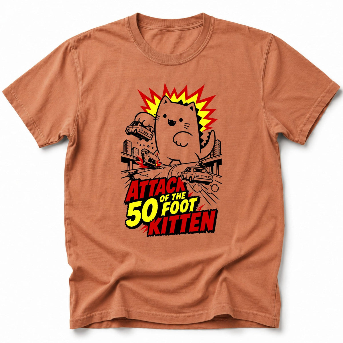 50FT Kitten T-Shirt Yam / S 24918160455645442771 T-Shirt