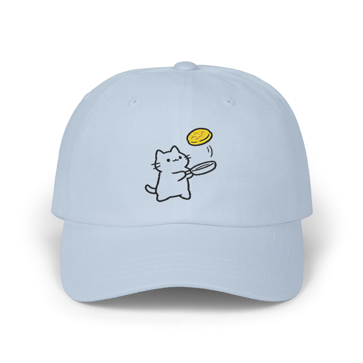 Pankekki Embroidered Classic Cap — Stone & Blue