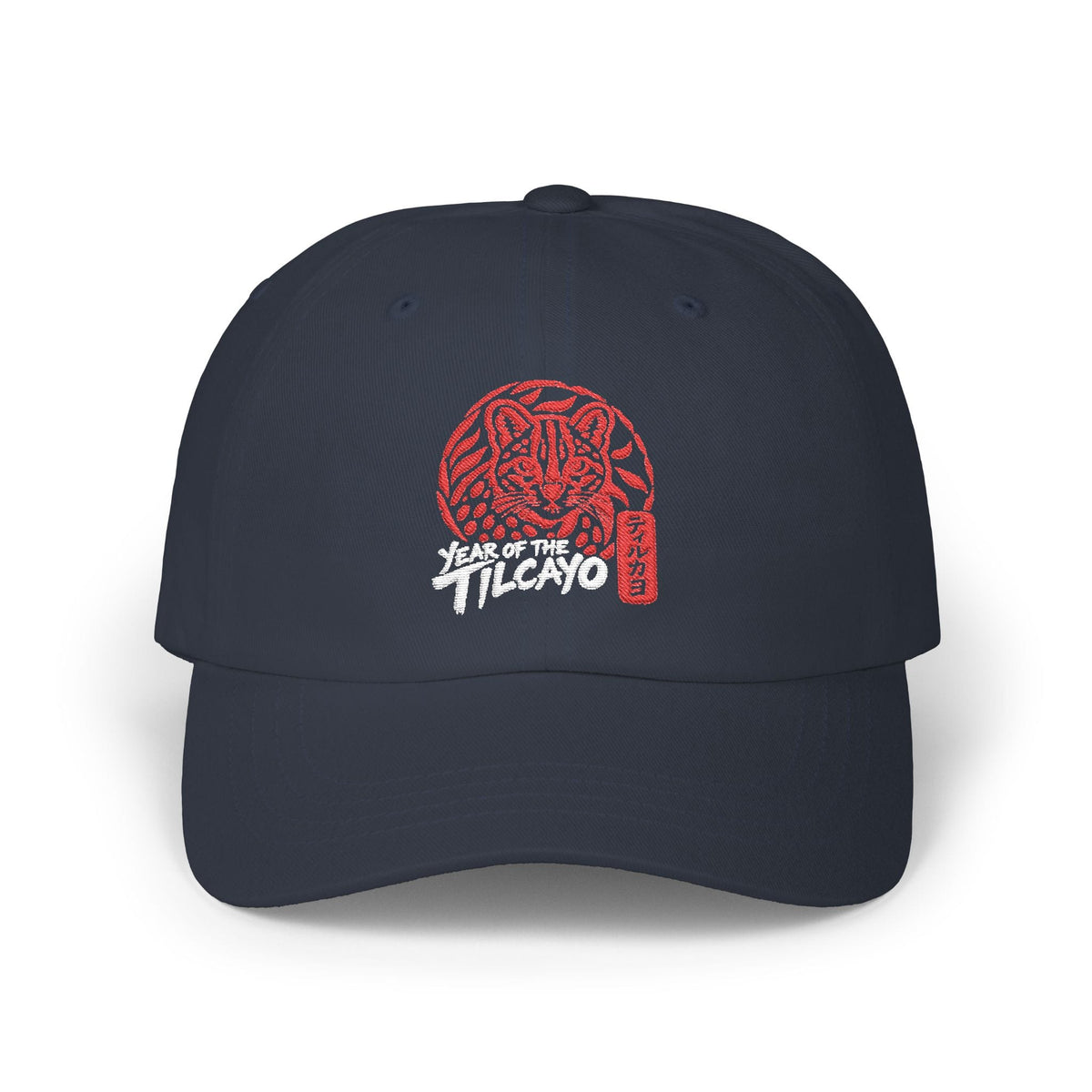 Year of the Tilcayo Embroidered Classic Cap — Black & Navy