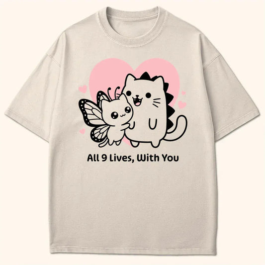 9 Lives With You T-Shirt Ivory / S 18367388388902124834 T-Shirt