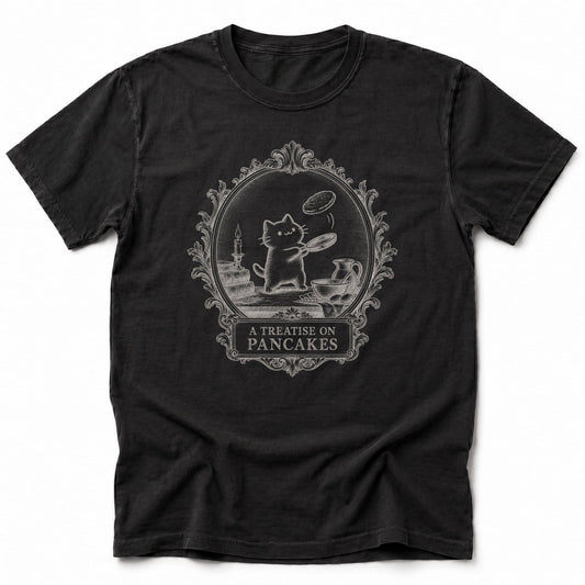 A Treatise on Pancakes T-Shirt Black / S 86456135026169672558 T-Shirt