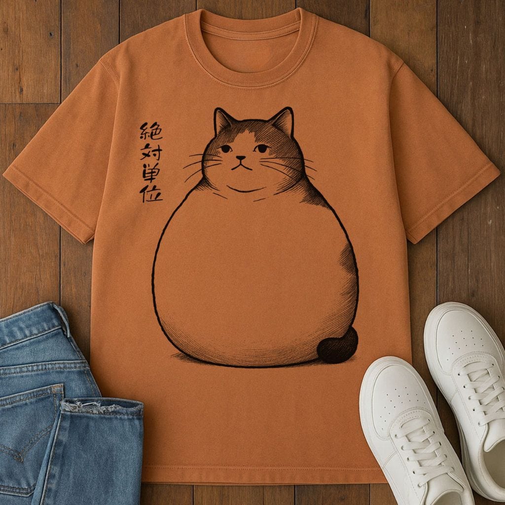 Absolute Unit T-Shirt  – Softest Cat Tee on Earth Yam / S 86969557018382016233 T-Shirt