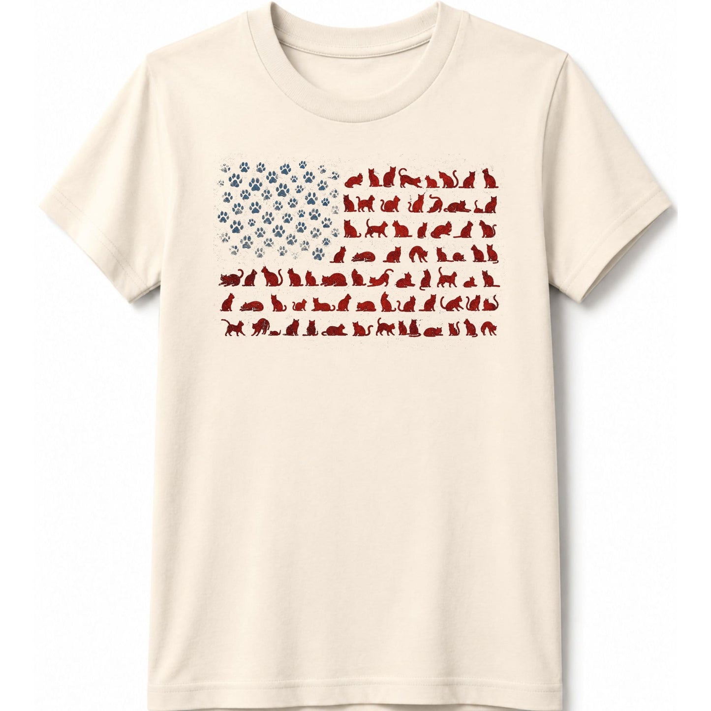 Ameowican Flag Kids Tee S / Natural 29171801060347884465 Kids clothes