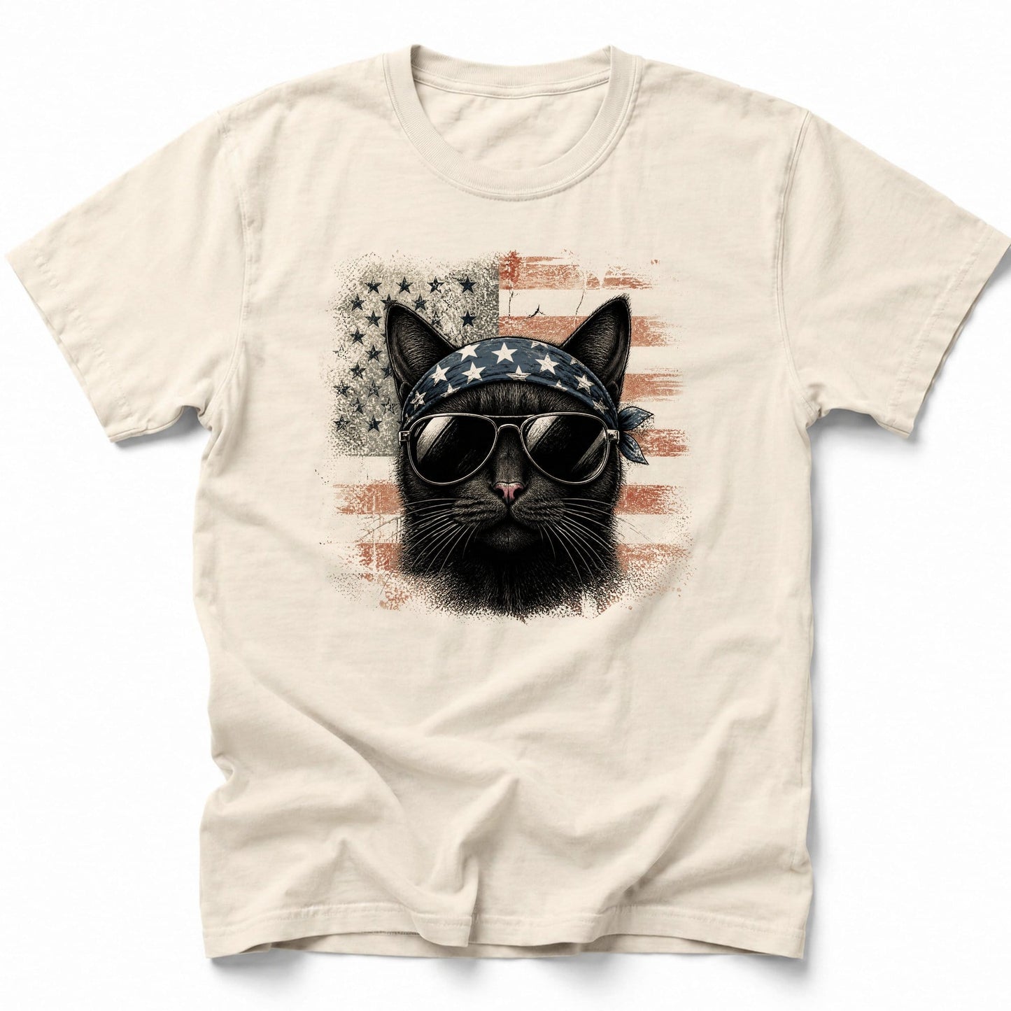 Ameowrican Free T-Shirt Ivory / S 15654697981791001578 T-Shirt