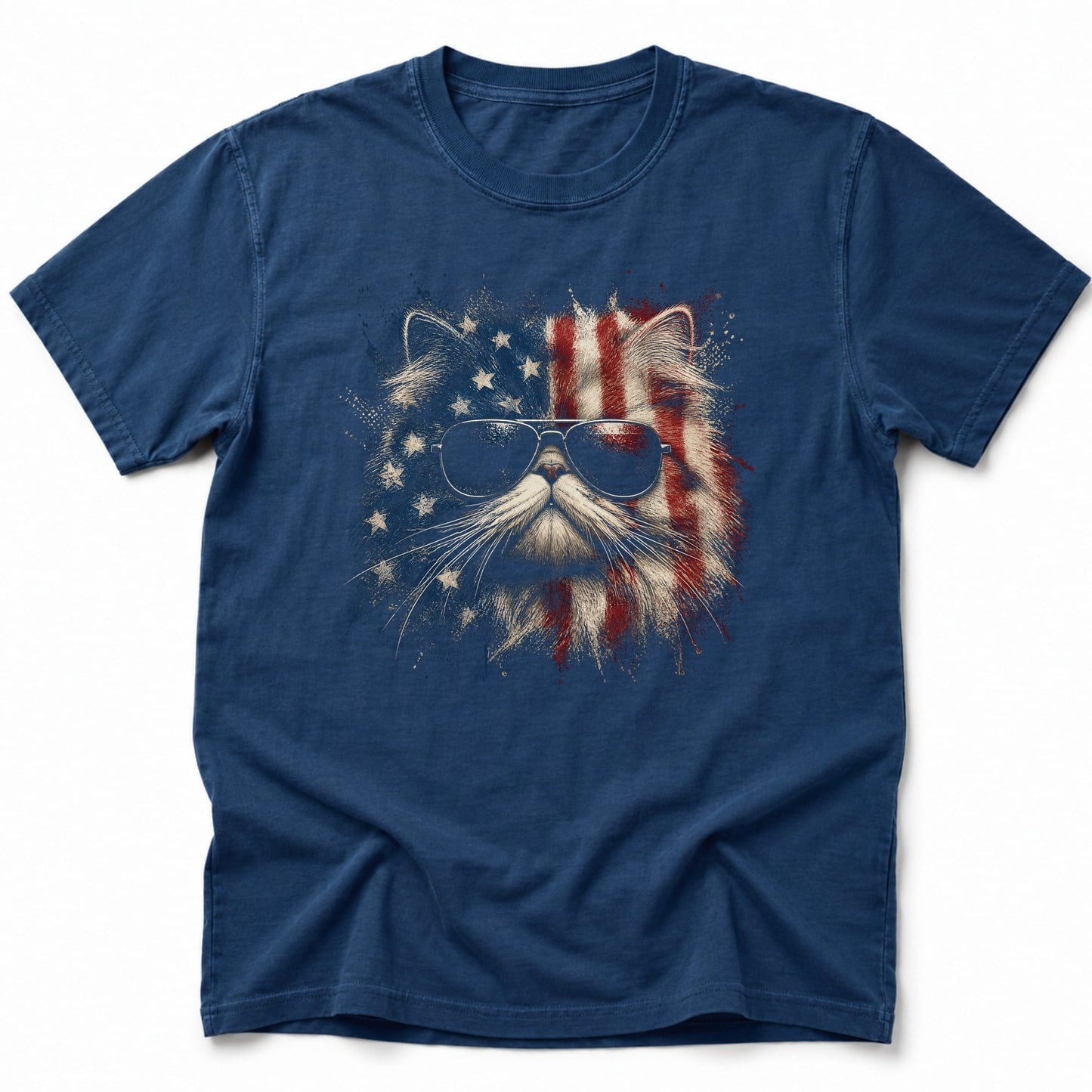 American Fluff T-Shirt Navy / S 12006344950290238558 T-Shirt