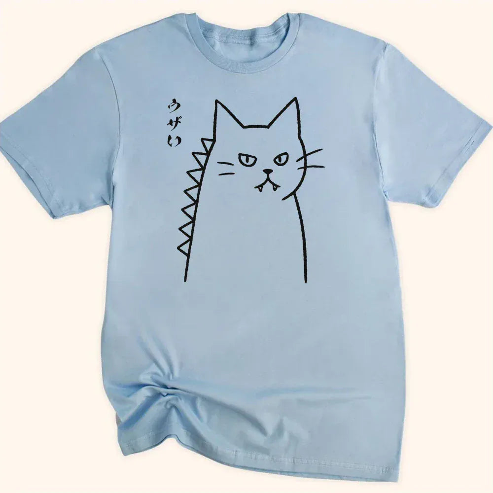 Annoyed Kyattojira Everyday Softstyle Tee Light Blue / S 16377948079148247654 T-Shirt