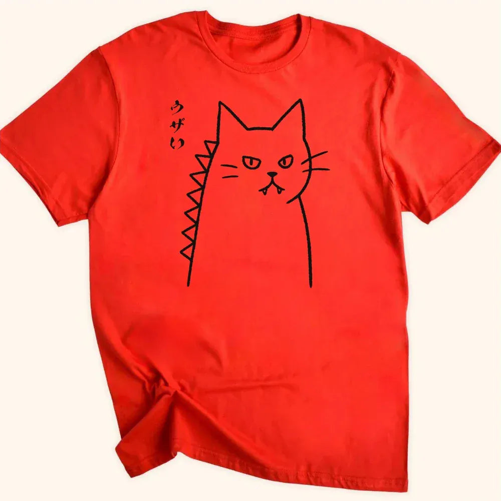 Annoyed Kyattojira Everyday Softstyle Tee Red / S 17910109405047370899 T-Shirt