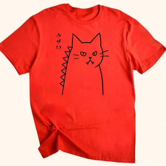 Annoyed Kyattojira Everyday Softstyle Tee Red / S 17910109405047370899 T-Shirt