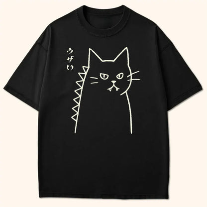 Annoyed Kyattojira T-Shirt Black / S 10016393553977645761 T-Shirt