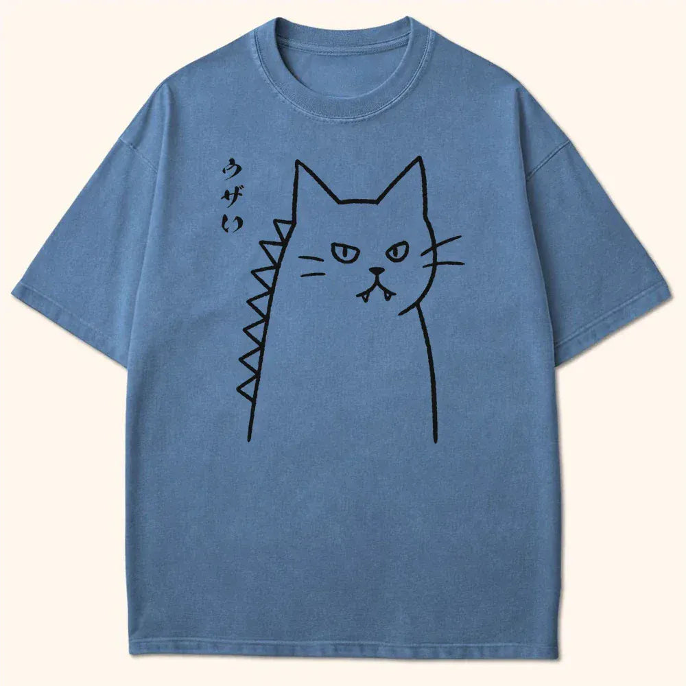 Annoyed Kyattojira T-Shirt Blue Jean / S 20129898873216140887 T-Shirt