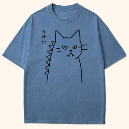 Annoyed Kyattojira T-Shirt Blue Jean / S 20129898873216140887 T-Shirt