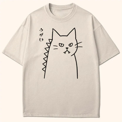 Annoyed Kyattojira T-Shirt Ivory / S 26991354077168897329 T-Shirt