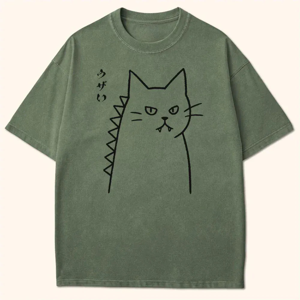 Annoyed Kyattojira T-Shirt Moss / S 24972414820902606902 T-Shirt