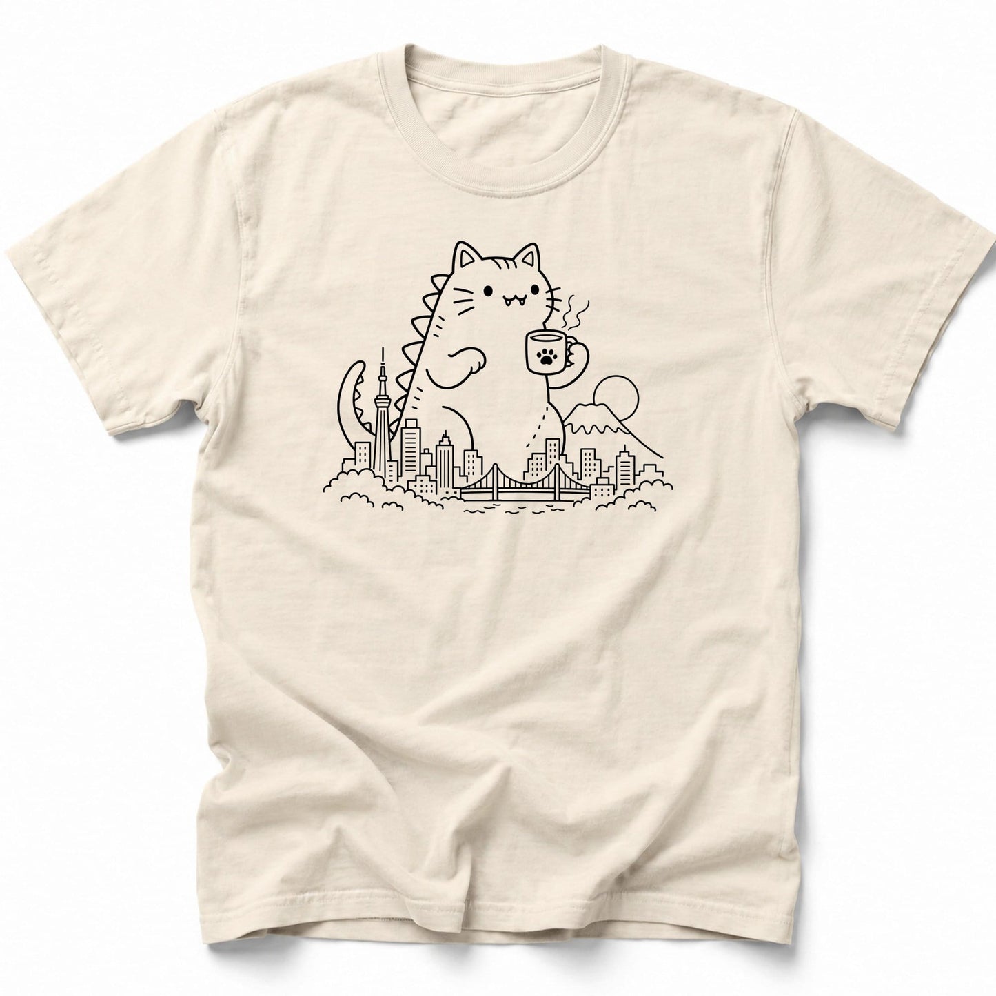Asa Neko T-Shirt Ivory / S 70712150039039471922 T-Shirt