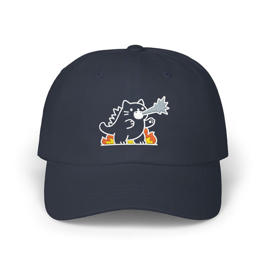 Atomic Kyattojira Embroidered Classic Cap — Black & Navy Navy / One size 93890980476389543738 Hats