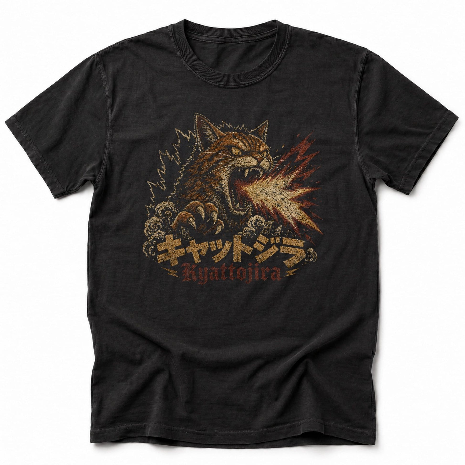 Atomic Nyan T-Shirt Black / S 77243550226661297410 T-Shirt
