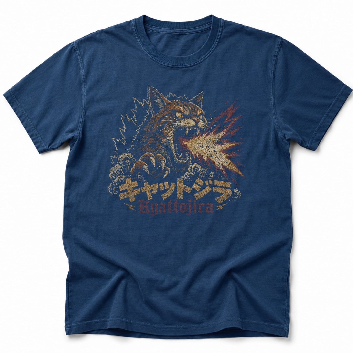 Atomic Nyan T-Shirt Navy / S 13967533476008056696 T-Shirt