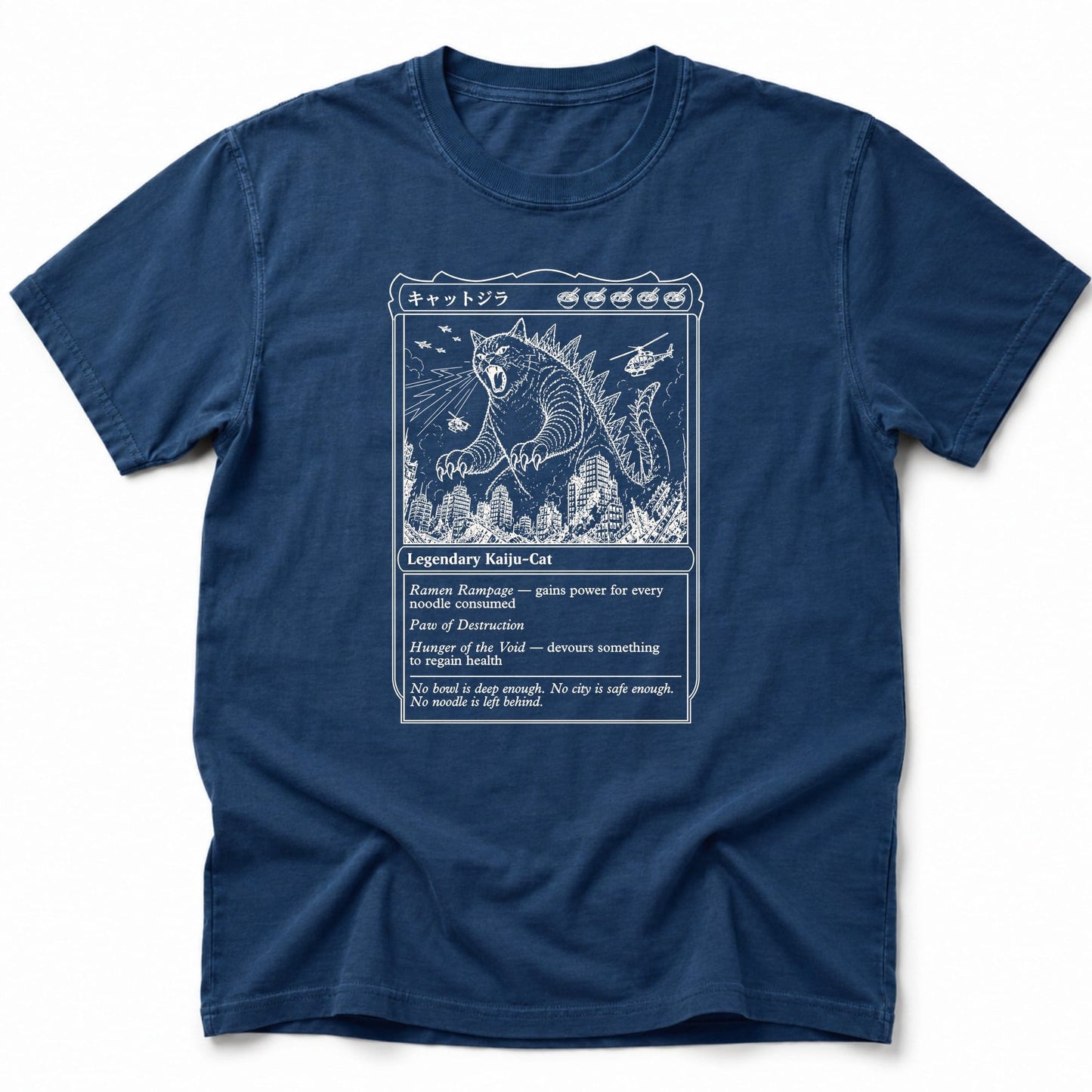 Attack of the Kyattojira T-Shirt Navy / S 66686353669200687413 T-Shirt