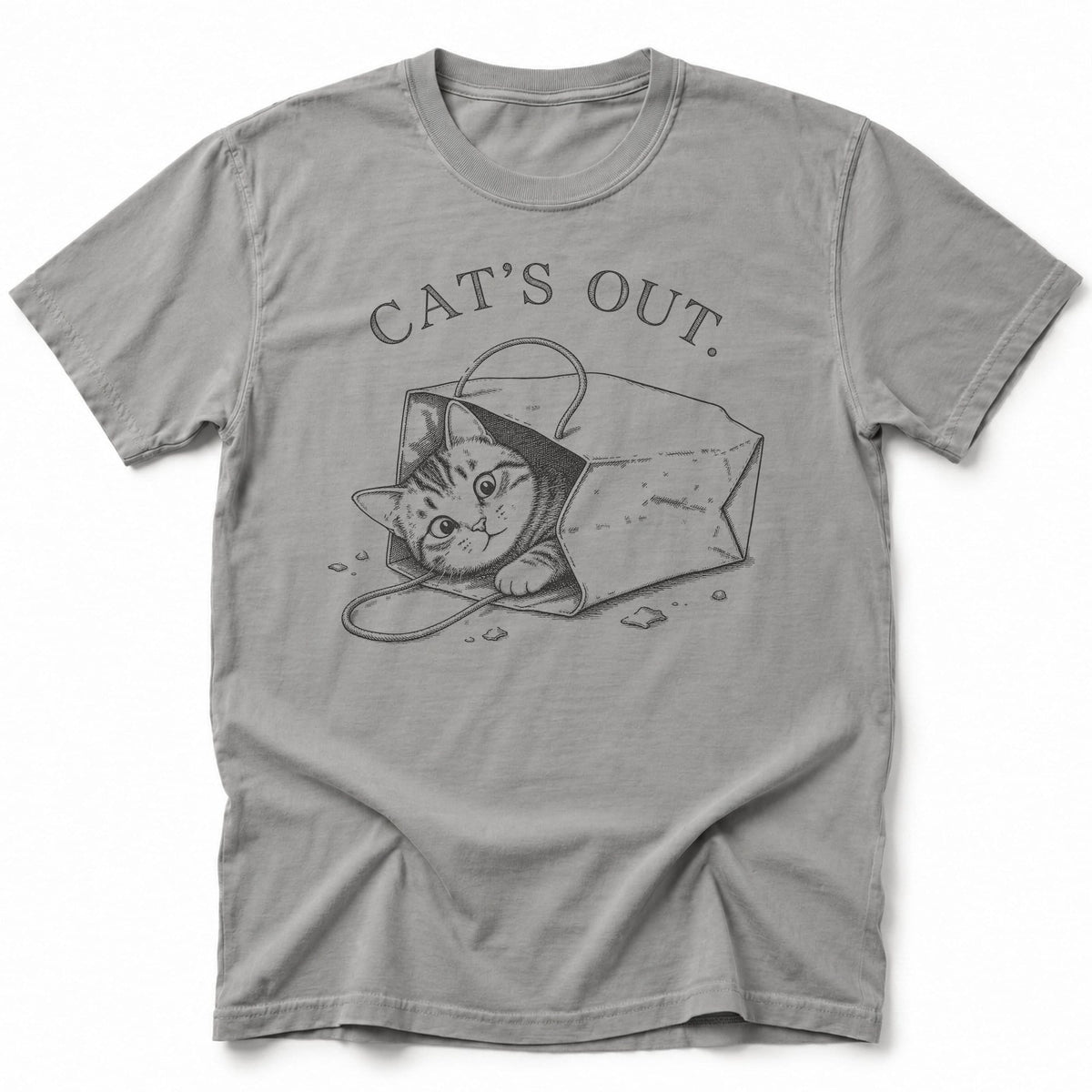 Bagged T-Shirt Grey / S 31394542782629774162 T-Shirt