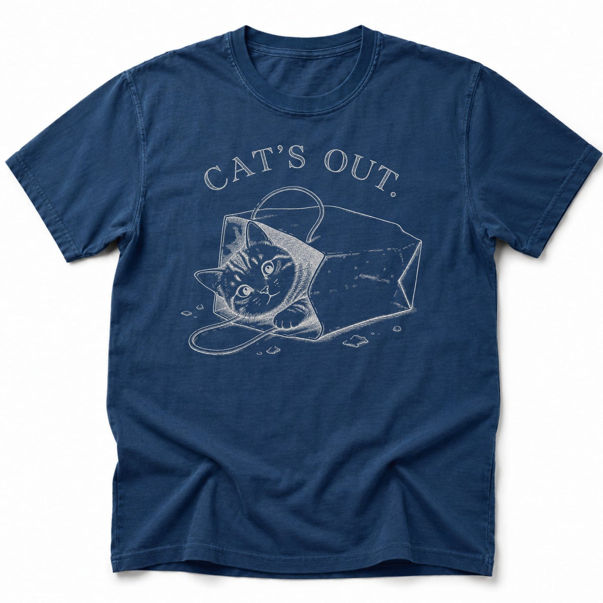 Bagged T-Shirt Navy / S 14454857924533645689 T-Shirt