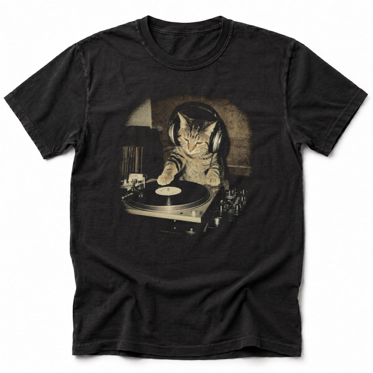 Beatmeowster Photo 3 T-Shirt Black / S 30634050883323595300 T-Shirt