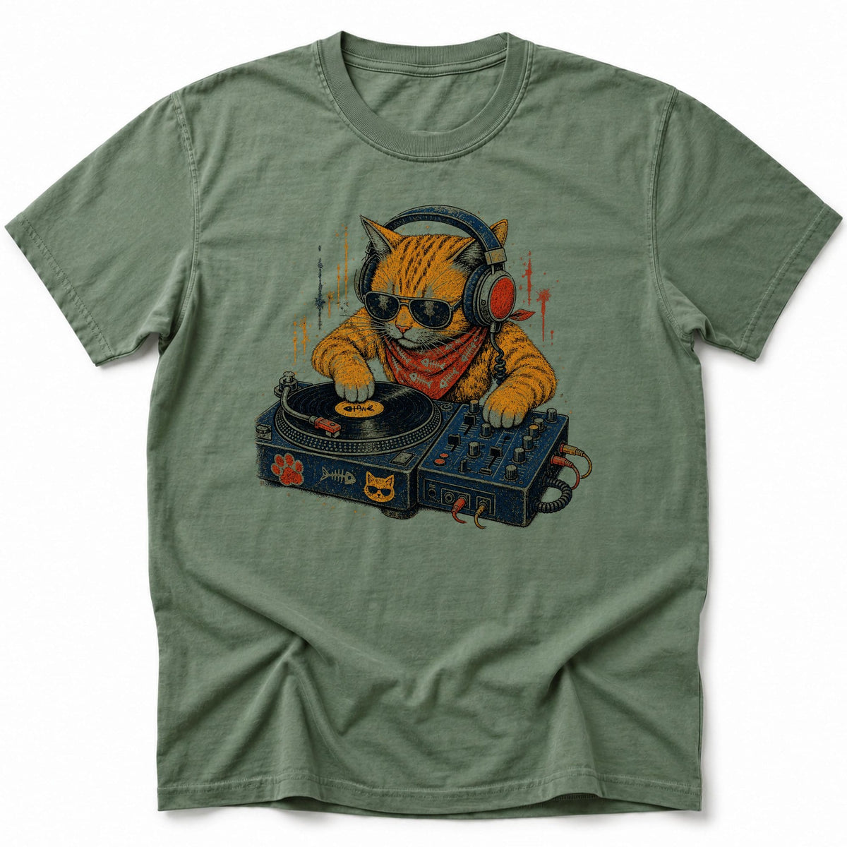 Beatmeowster T-Shirt Moss / S 26805702777628487289 T-Shirt