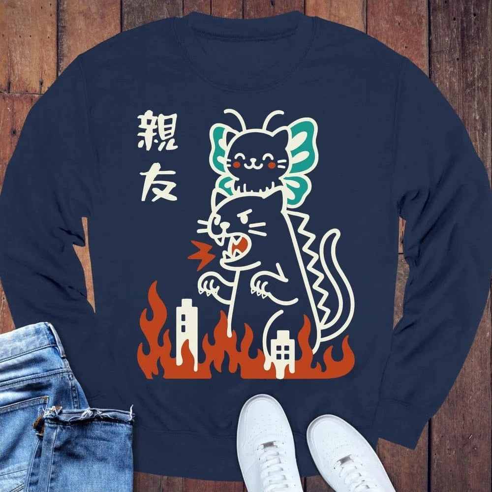 Besties Sweatshirt S / Navy 19128577316430587845 Sweatshirt