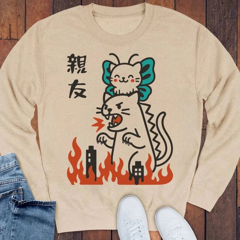 Besties Sweatshirt S / Sand 13104613358784110594 Sweatshirt