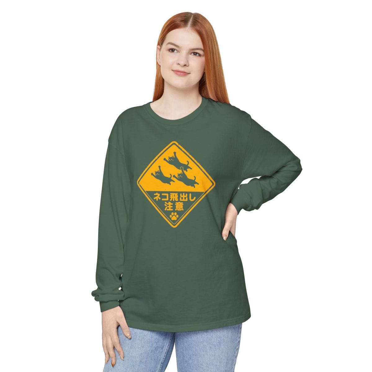 Beware Flying Cats Long Sleeve Long-sleeve