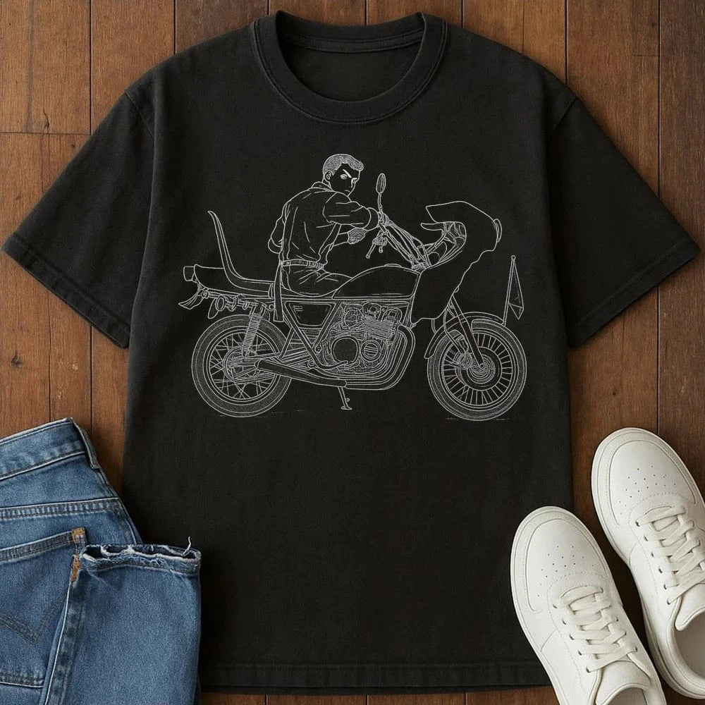 Biker T-Shirt Black / S 20142382496749253062 T-Shirt