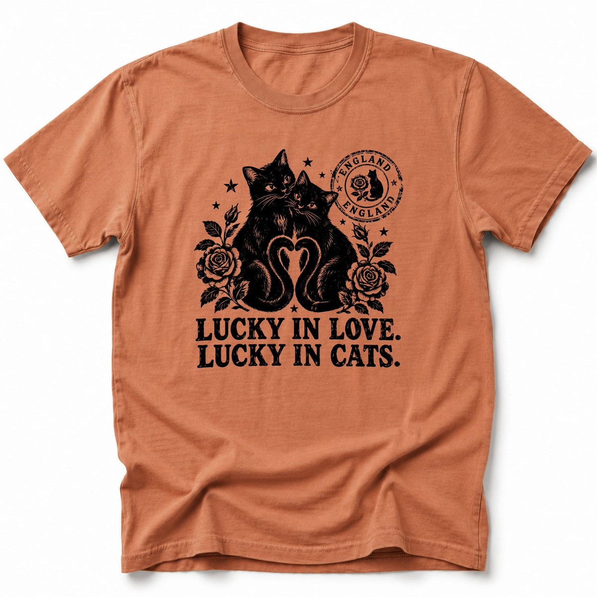 Black Cat England T-Shirt Yam / S 26633216570657148268 T-Shirt