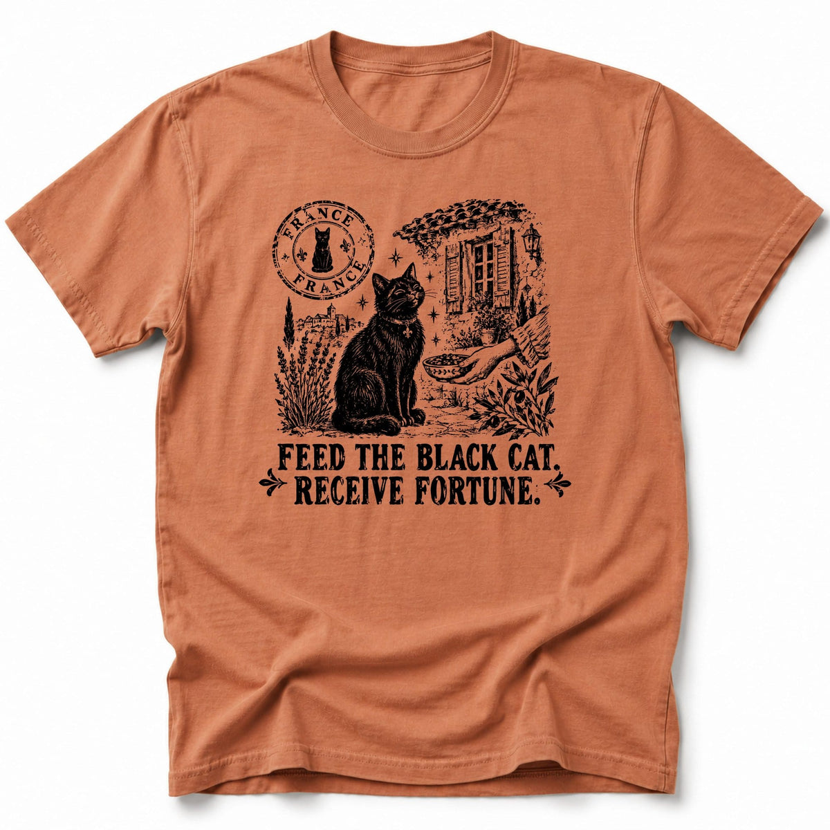 Black Cat France T-Shirt Yam / S 28111848750053628856 T-Shirt
