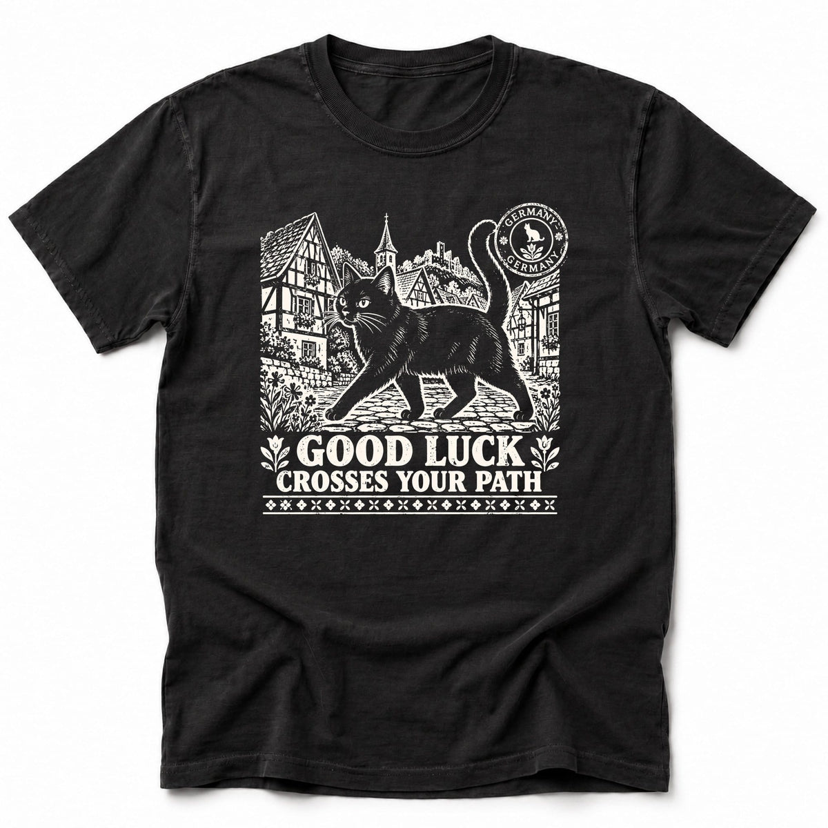 Black Cat Germany T-Shirt Black / S 27675280013548522631 T-Shirt