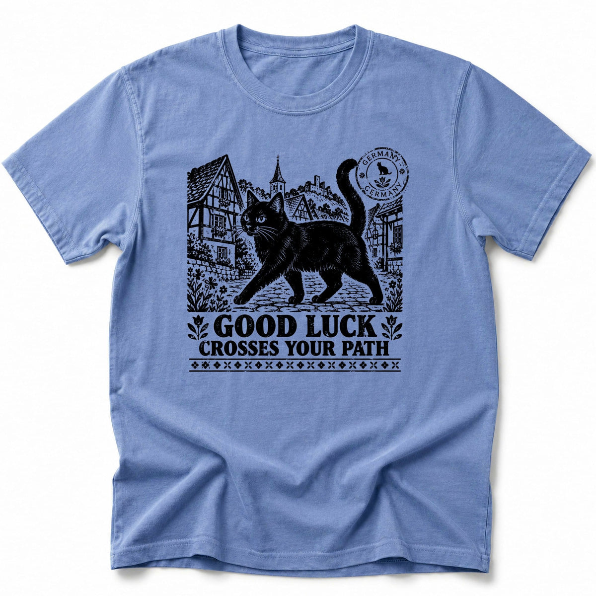 Black Cat Germany T-Shirt Blue Jean / S 11370791513120189590 T-Shirt