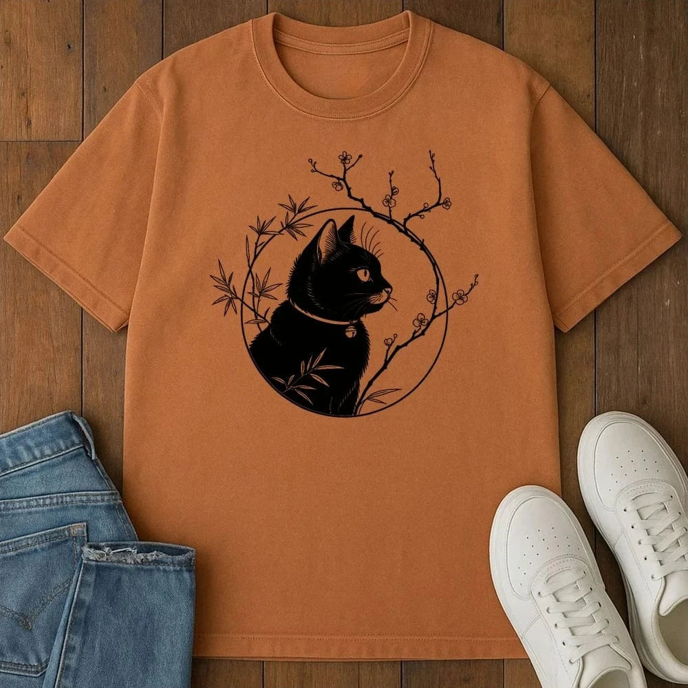 Blossom Cat T-Shirt  – Softest Cat Tee on Earth Yam / S 76431527662485297194 T-Shirt