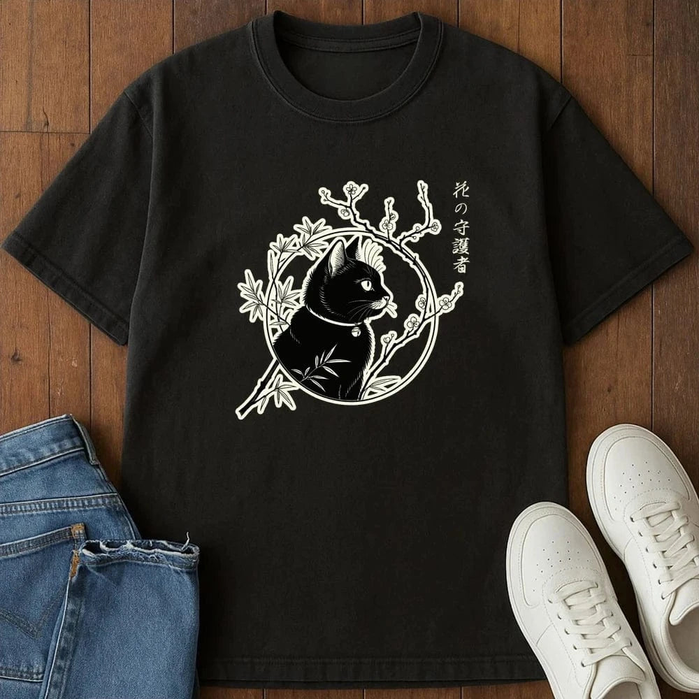 Blossom Guardian T-Shirt Black / S 26627771304404572081 T-Shirt