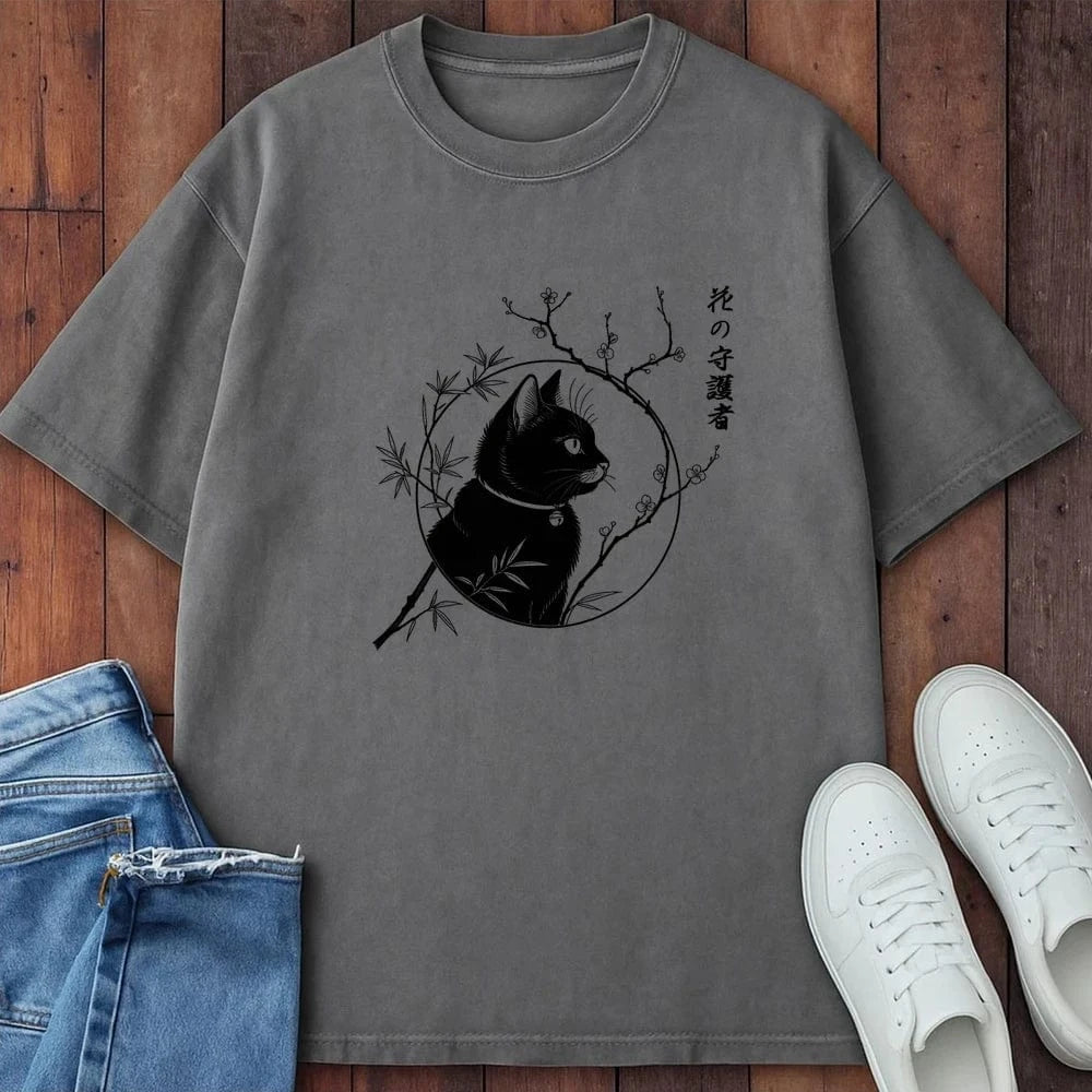 Blossom Guardian T-Shirt Grey / S 13436331333644540986 T-Shirt