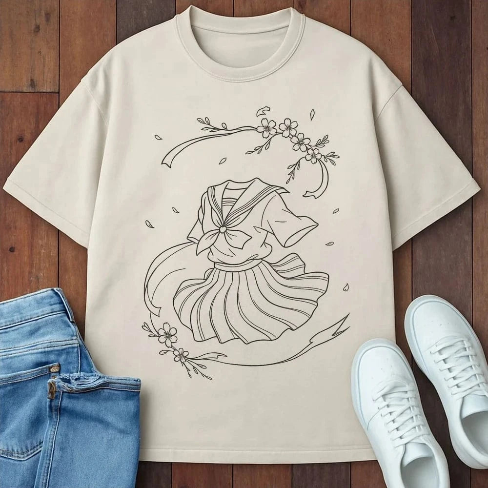 Blossom Uniform T-Shirt Ivory / S 70673558495726490426 T-Shirt