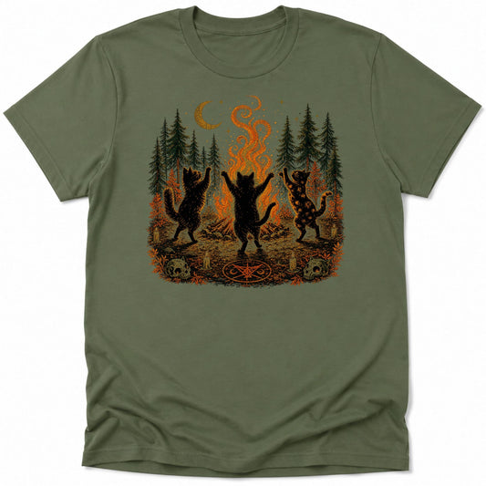 Bonfire Waltz Everyday Softstyle Tee S / Military Green 79711067515453115337 T-Shirt
