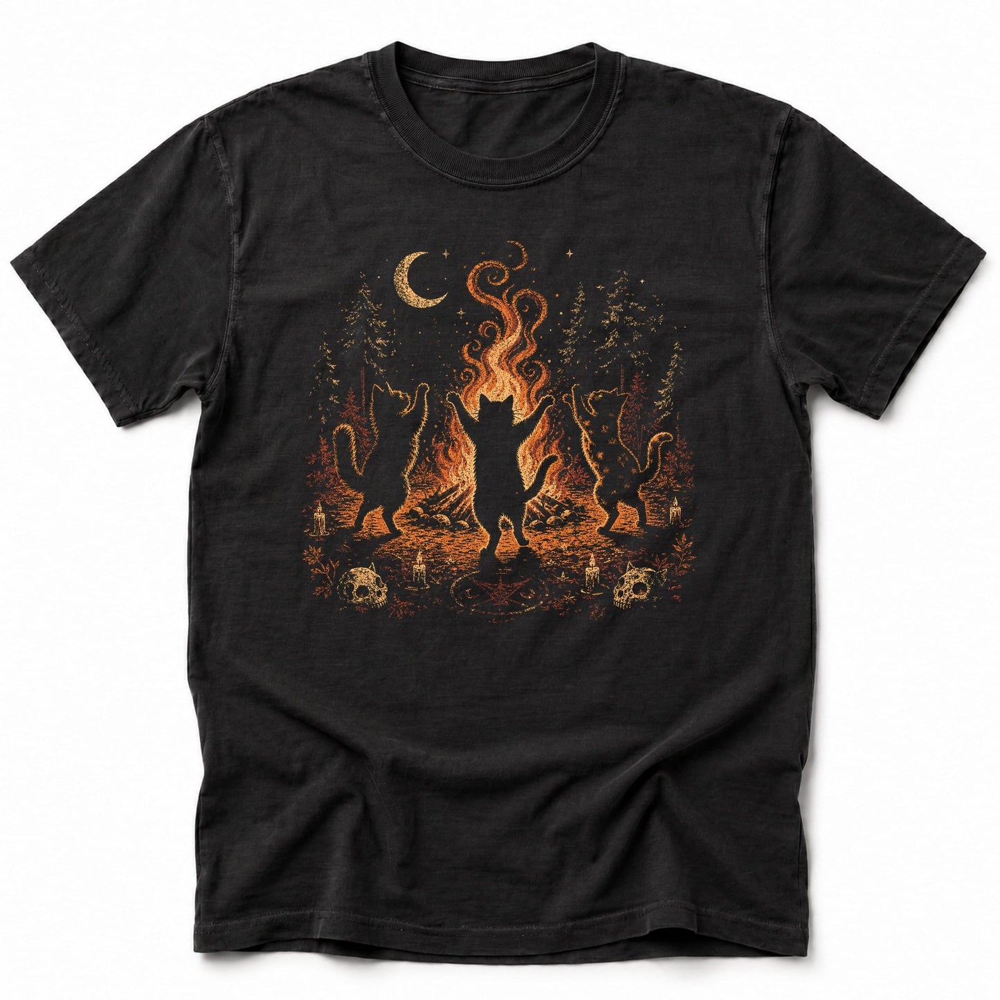 Bonfire Waltz T-Shirt Black / S 10336474919629851076 T-Shirt